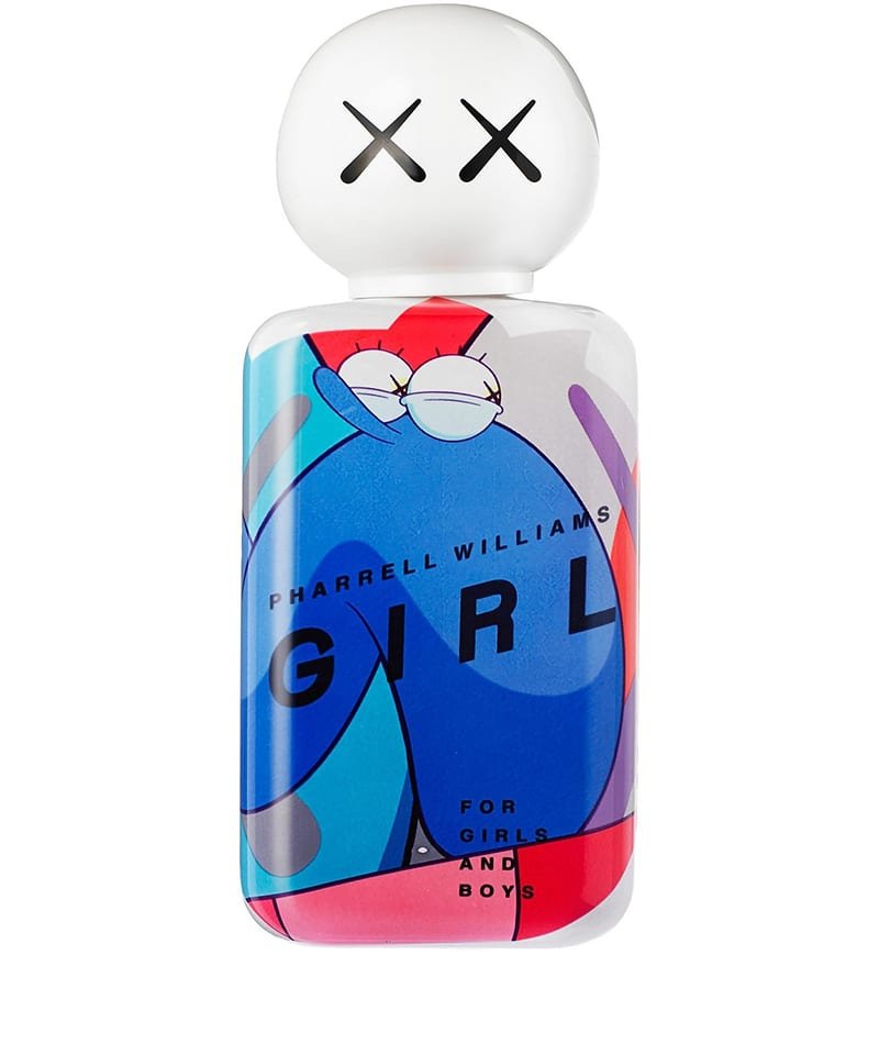 Kaws 也在做一名設(shè)計師。 例如，在這里，他與 Commes des Gar?ons x Pharrell Wiliams 系列合作設(shè)計了一款香水瓶。 ?Kaws 通過 Instagram
